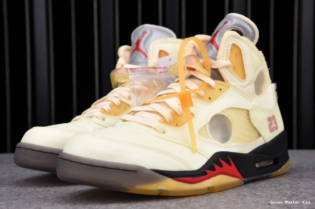 Retro OFF-WHITE Sail DH8565-100 Jordan 5 0713